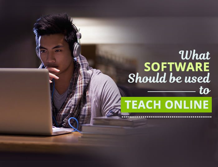 Software used to teach Online