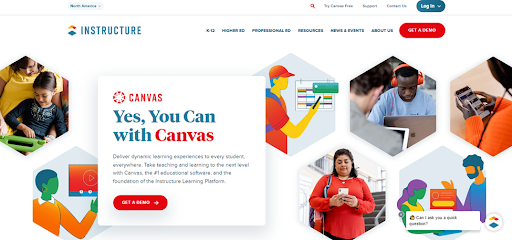 Canva LMS - Homepage