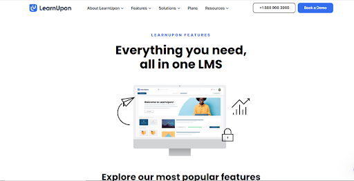 Learnupon LMS - Homepage