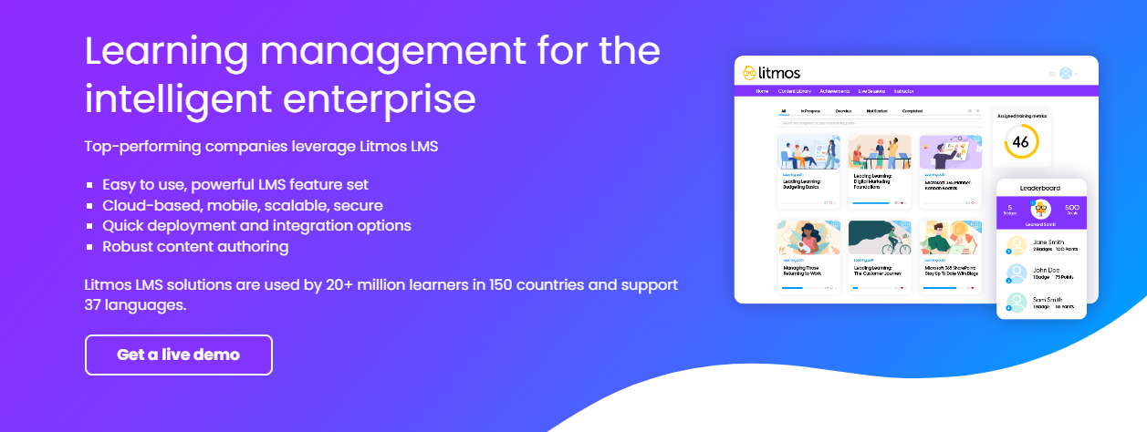 Litmos -Gamified learning management system