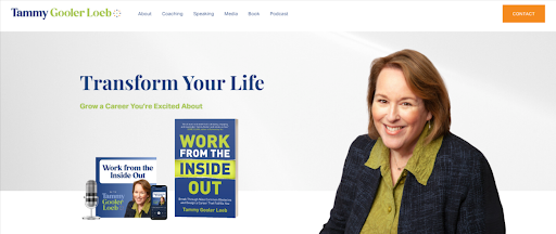 Tammy Gooler Loeb official website includes an overview of her coaching programs, best-selling books, speaking engagements, and podcasts.