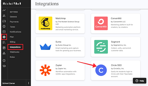 Teachable Third-Party Integrations