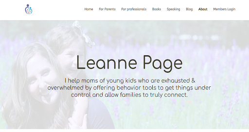 Leanne Page is an established parenting coach well-known for parenting with ABA.