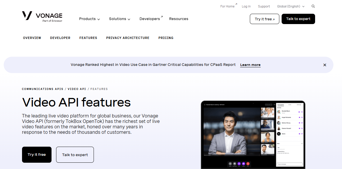 Vonage Video API