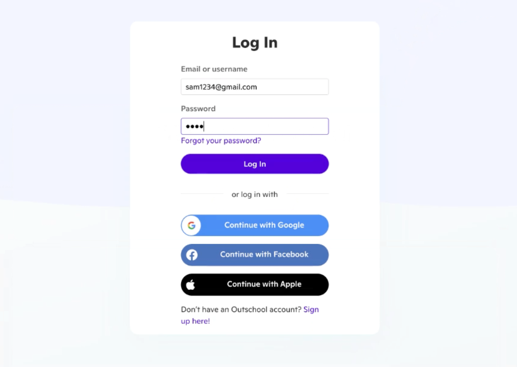 Outschool Tutor Login 