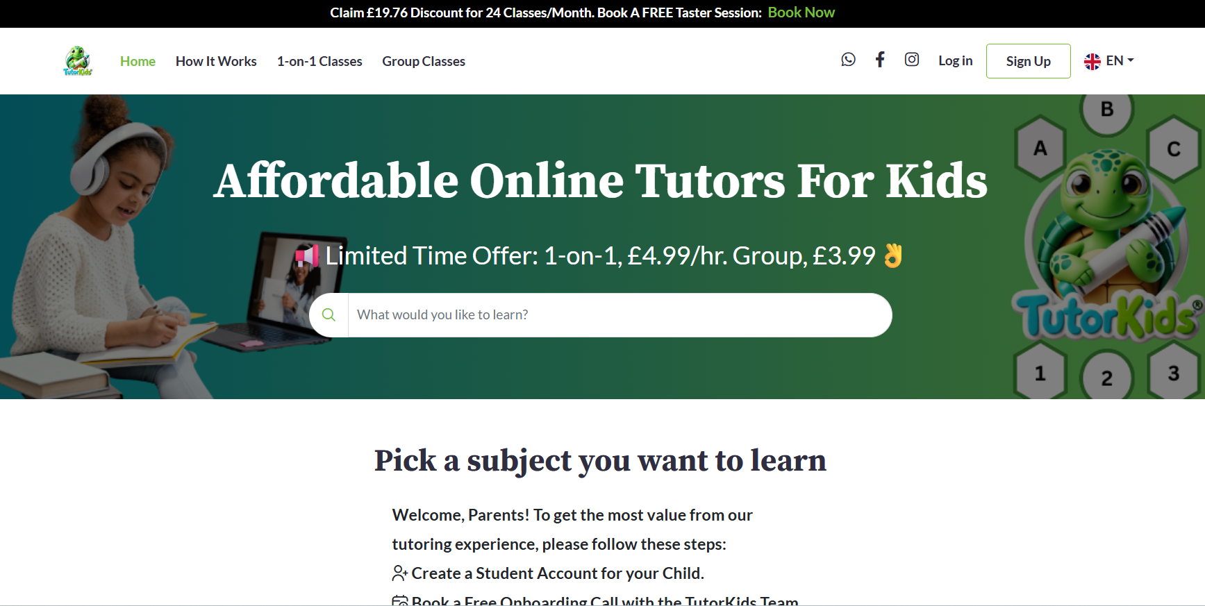 TutorKids (K-12 Learning Platform): Case Study