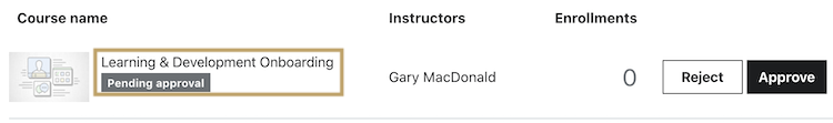Udemy's Course Approval