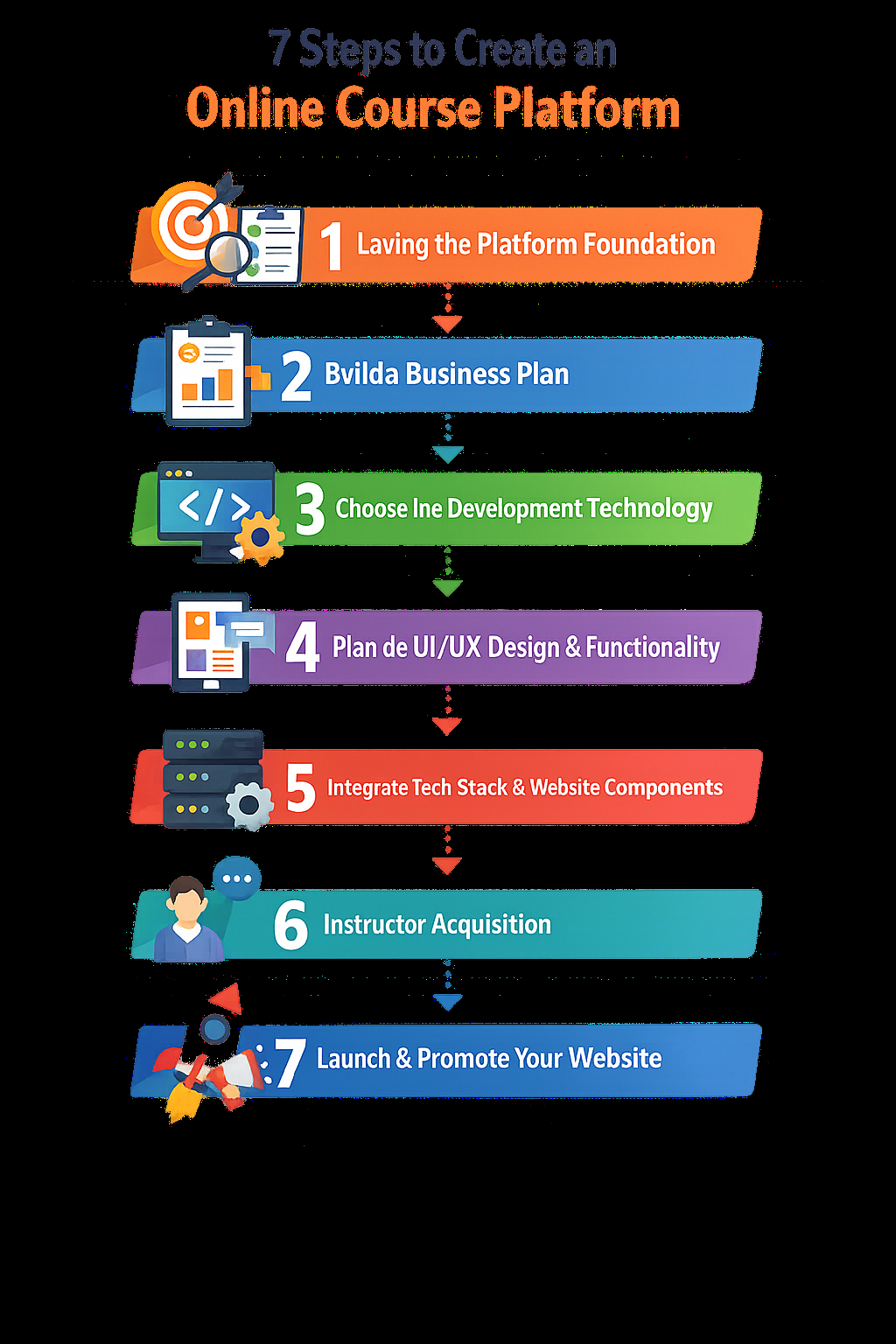 Steps to Create an Online Course Platform