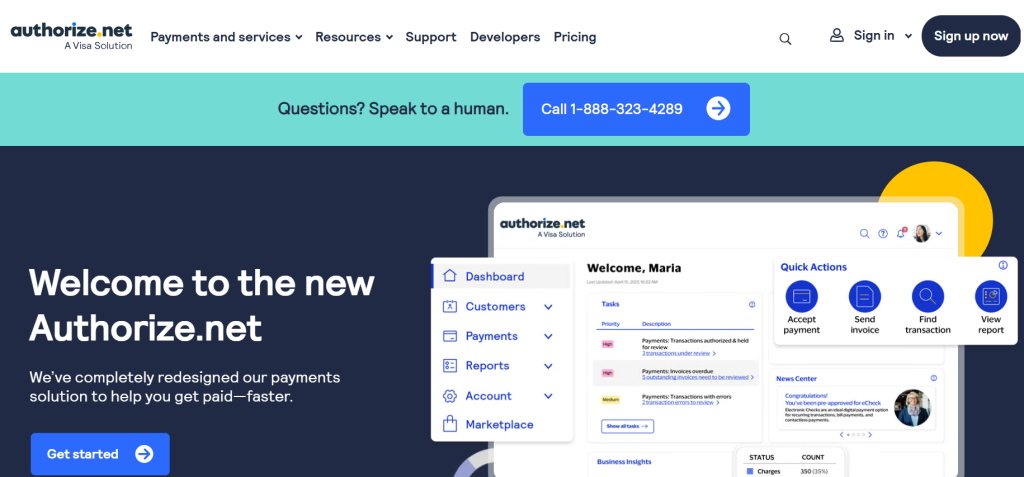 Authorize.net Payment Gateway for Tutoring Business