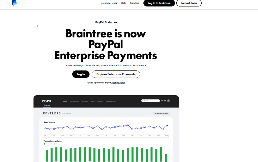 Braintree, a PayPal-owned payment gateway for global tutoring businesses