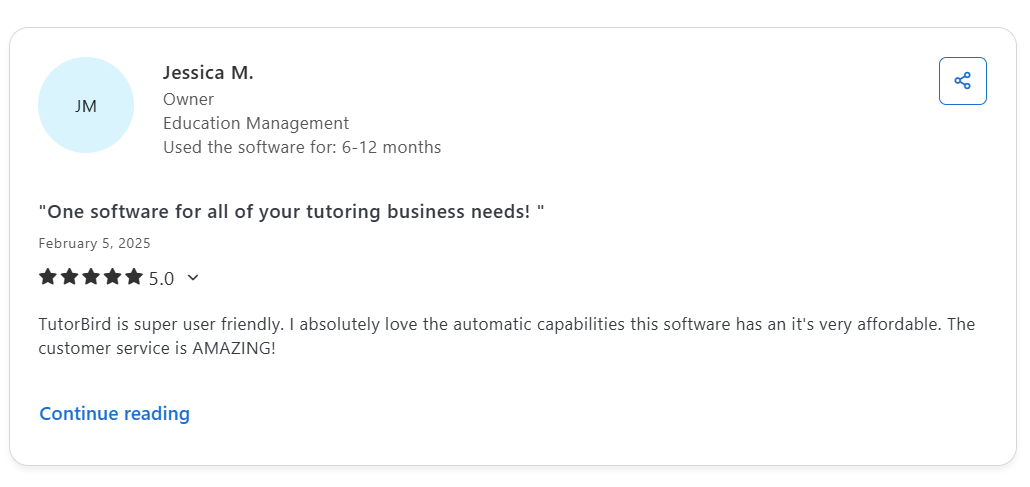 Tutorbird reviews