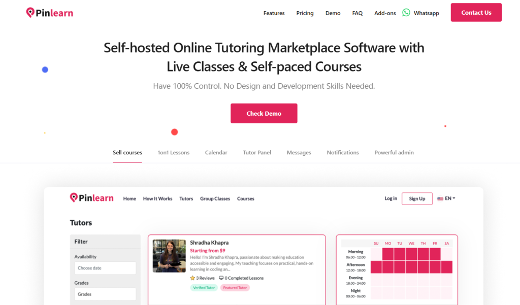 Pinlearn homepage