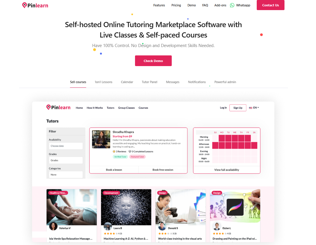 pinlearn homepage