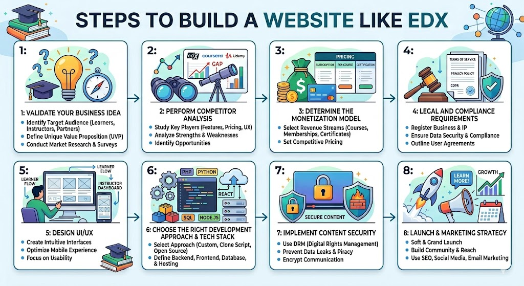 Step-by-Step Guide to Build an edX-like Platform