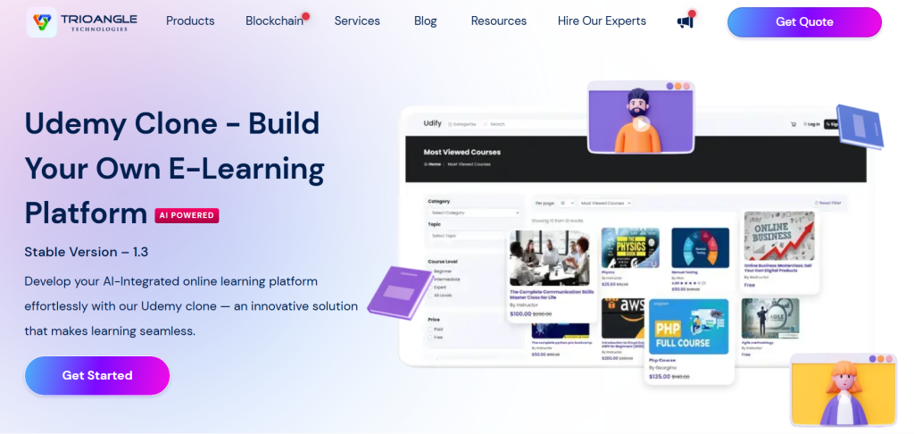 Trioangle Technologies best clone script
