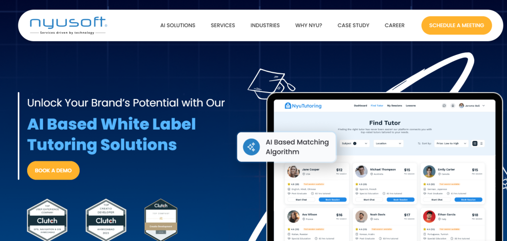 Nyusoft Tutoring Marketplace Software Provider