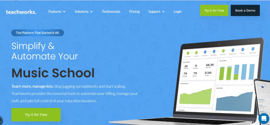 Teachworks Tutoring Marketplace Software Provider
