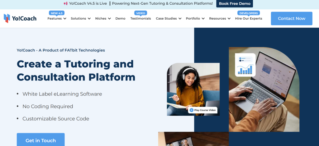 YoCoach Tutoring Marketplace Software Provider